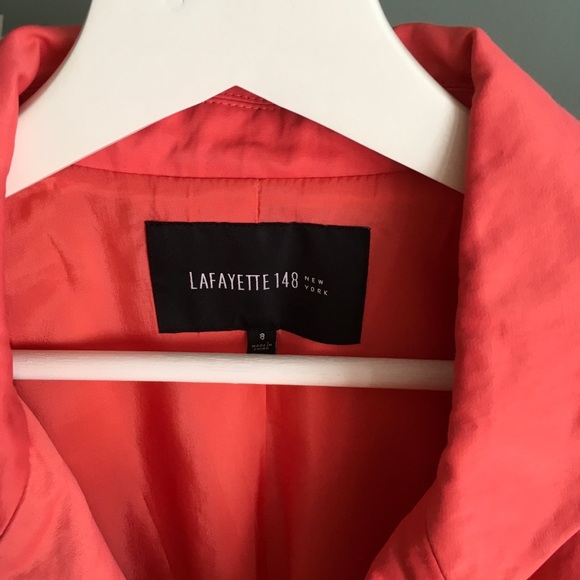 LAFAYETTE 148 PINK ZIP FRONT JACKET - Picture 2 of 3